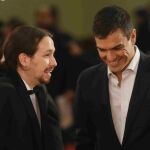 Pablo Iglesias y Pedro Sánchez.