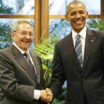 Barack Obama y Raúl Castro en su encuentro oficial en La Habana dentro del programa del presidente estadounidense en su visita a Cuba.