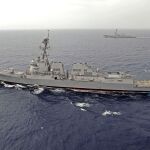 El destructor estadounidense USS Dewey