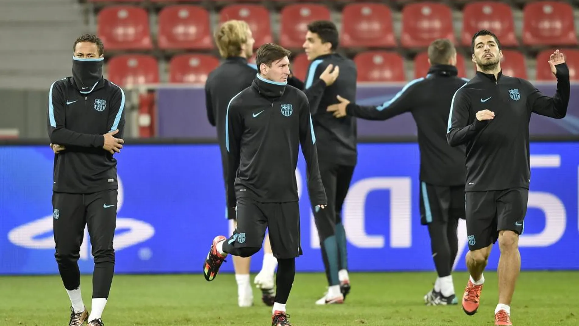 Neymar, Lionel Messi y Luis Suarez