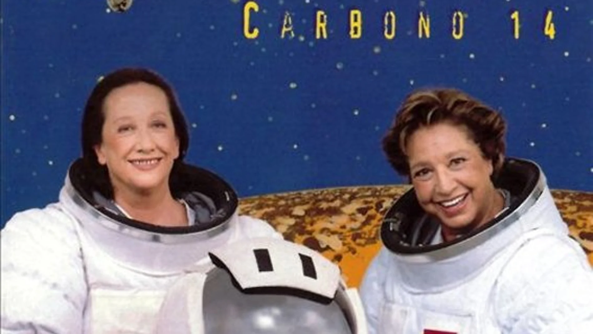 Gloria y Mari Carmen en su disco Carbono 14 (Polygram), de 1997