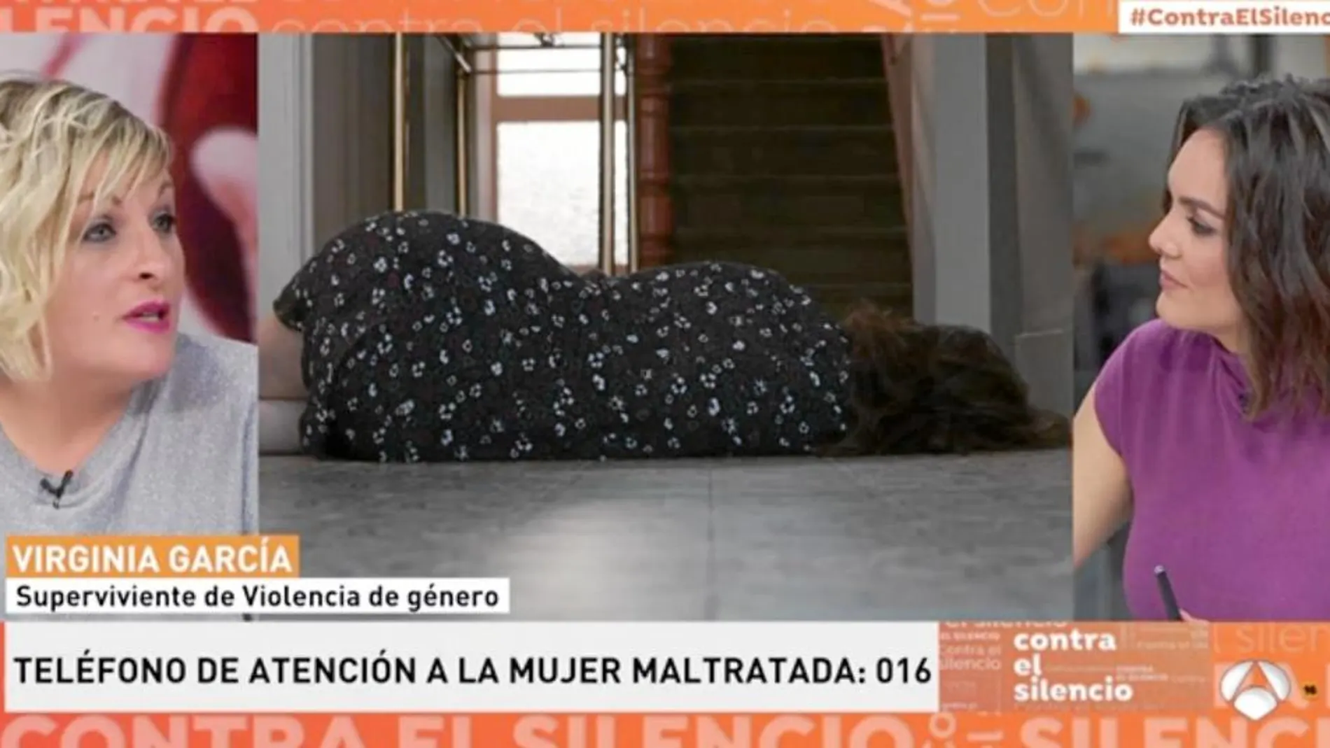 Imagen de la emisión, el pasado martes, de «Contra el silencio», presentado por Mónica Carrillo