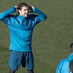 Kovacic durante un entrenamiento con el Real Madrid