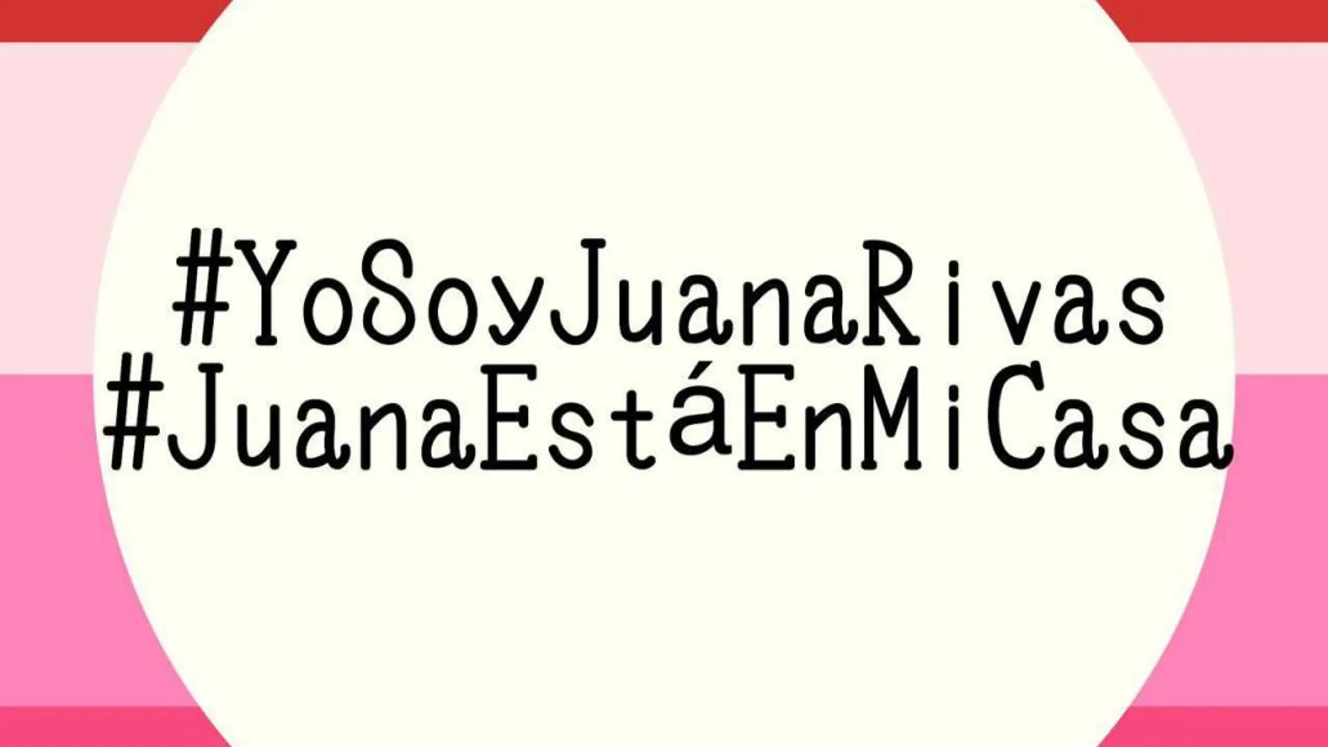 Imagen con los dos hashtags en apoyo a Juana Rivas