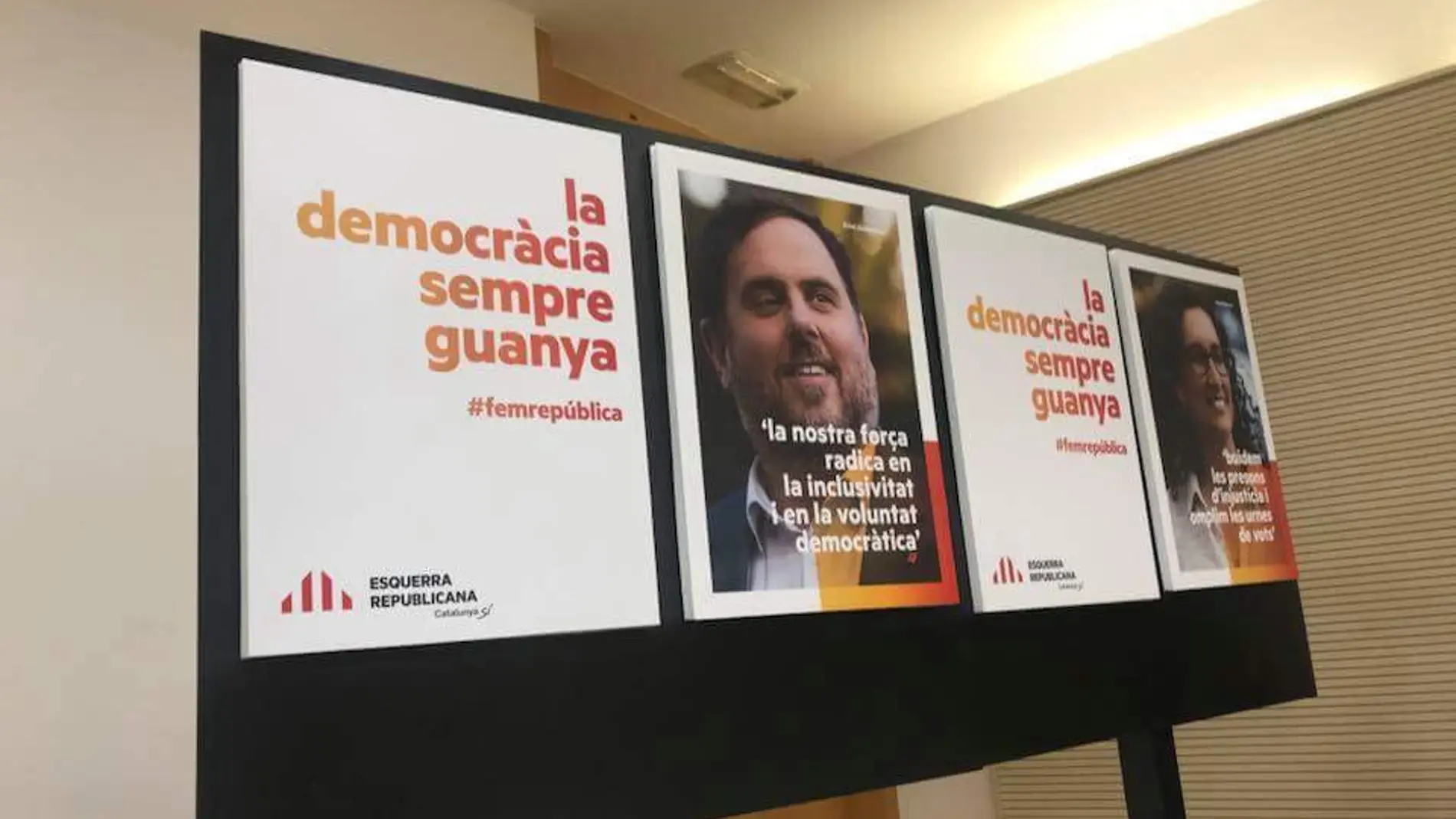 Presentación dse la campaña de ERC