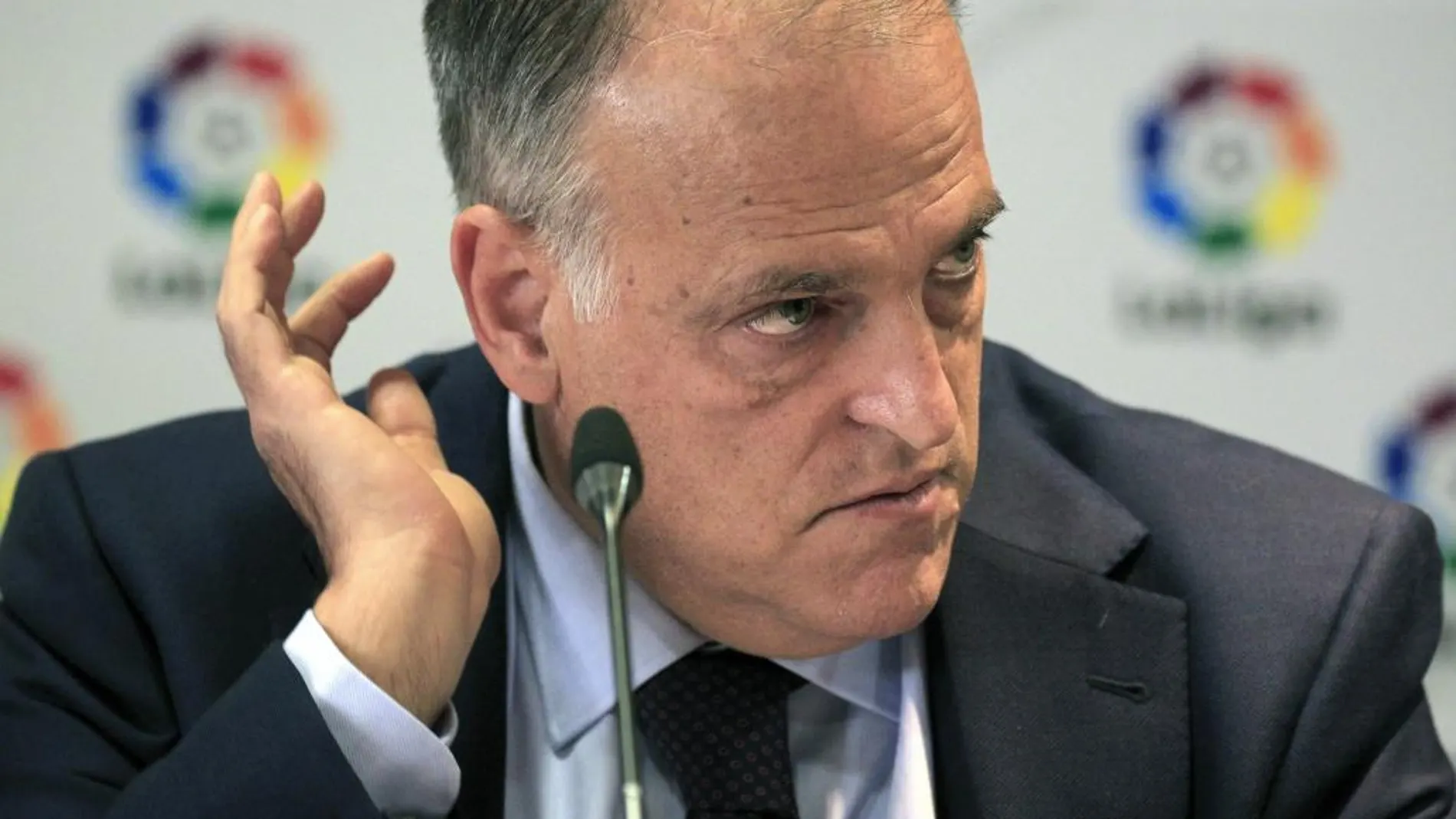 El presidente de LaLiga, Javier Tebas