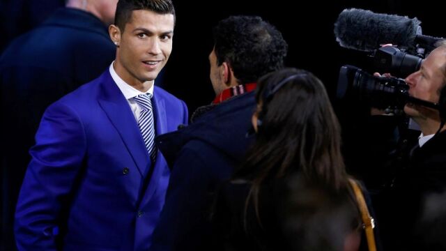 El delantero portugués Cristiano Ronald