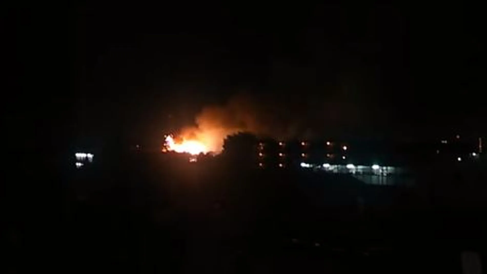 Una fuerte explosión sacude la base estadounidense de Sagamihara, en Japón