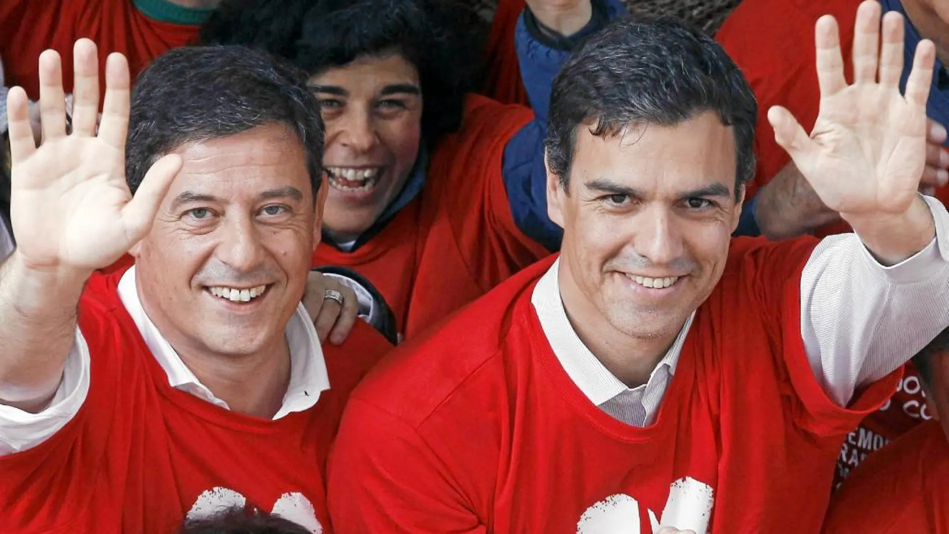 Besteiro, junto a Pedro Sánchez, en un reciente acto, poco antes de que el primero dimitiese