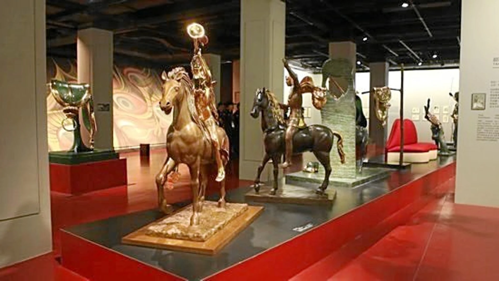 Una imagen de la reciente exposición con obras de la colección de Levi en Shanghai