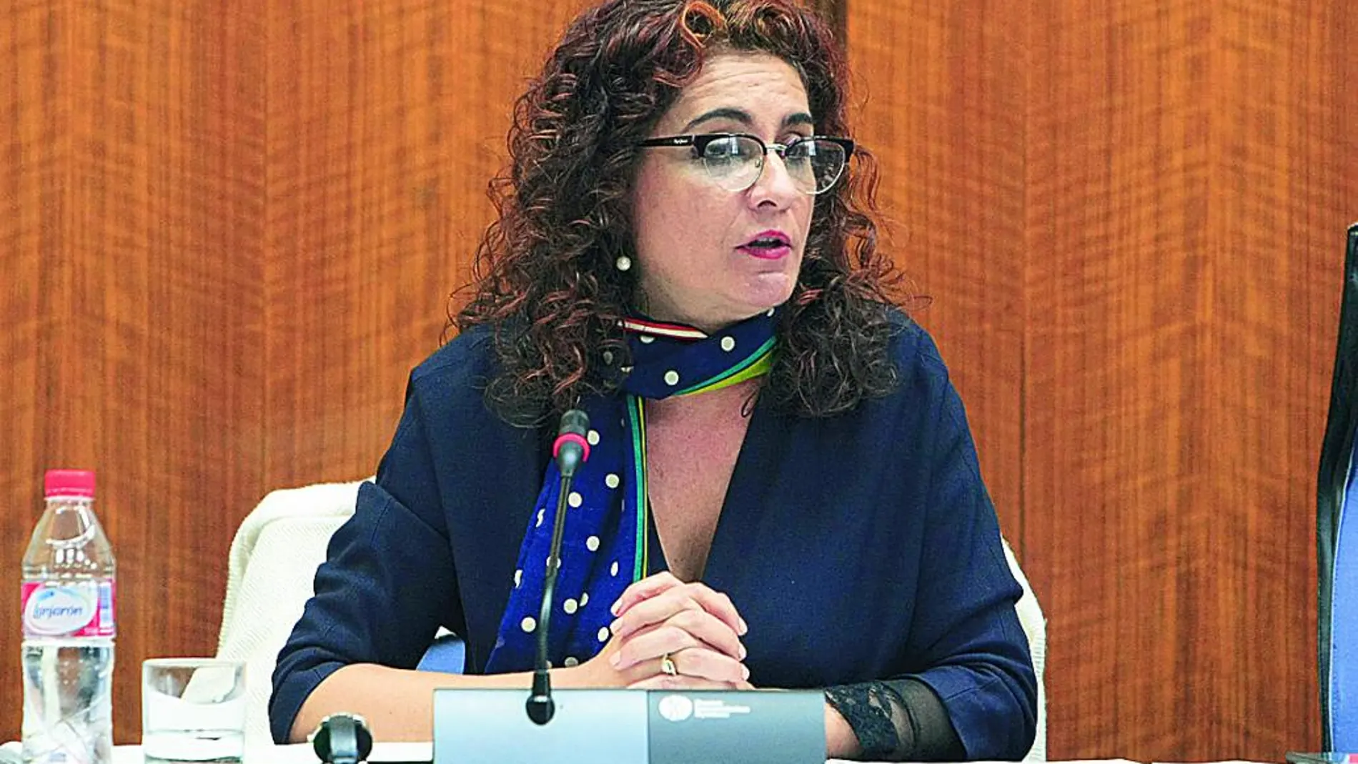 La consejera de Hacienda y Administración Pública de la Junta de Andalucía, María Jesús Montero
