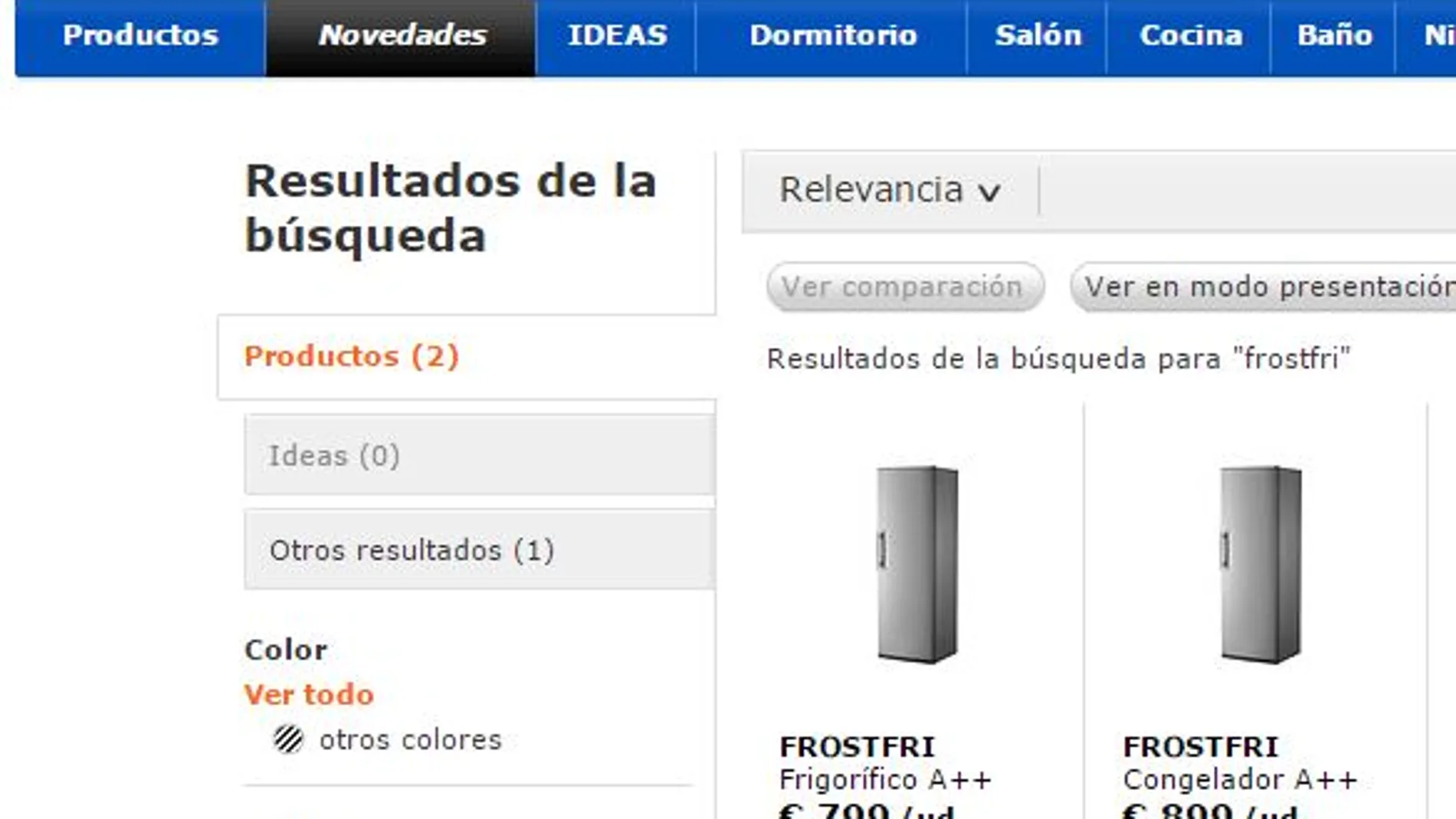 Ikea retira frigoríficos y congeladores Frostfri por un posible riesgo de descarga eléctrica