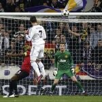 Ronaldo marca el gol del empate a 1 de cabeza