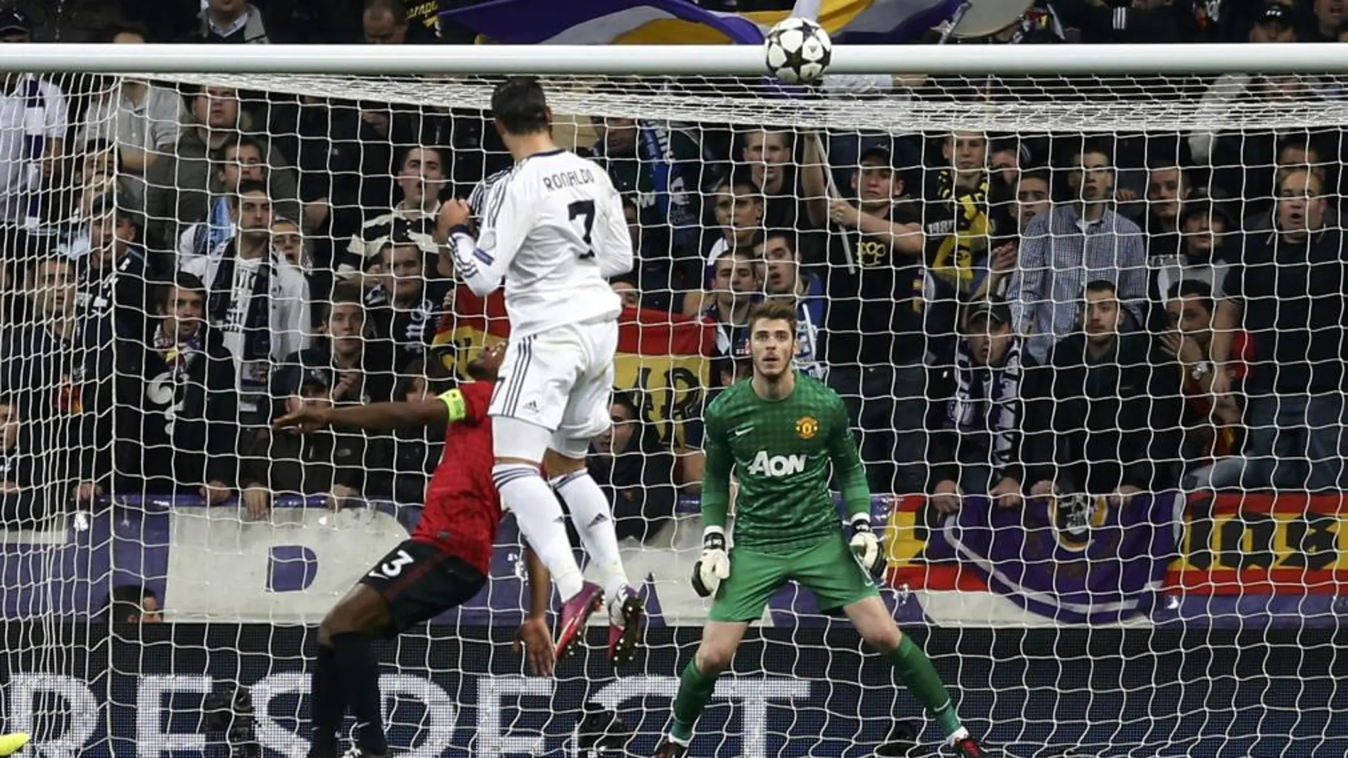 Ronaldo marca el gol del empate a 1 de cabeza
