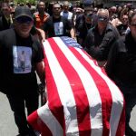 Funeral de una de las vítimas