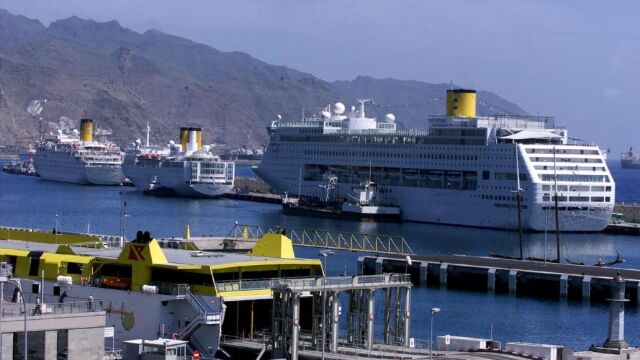 Cruceros de la compañía Costa Cruceros,en una imagen de archivo