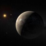 Recreación del planeta Proxima B