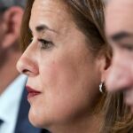 El portavoz Juan Carlos Blanco, la consejera de Educación Sonia Gaya y el titular de Empleo Javier Carnero