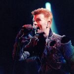 David Bowie, tomada durante su actuación en el "Doctor Music Festival" en 1996
