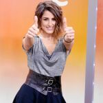 Barei se mostró emocionada antes de partir hacia la capital sueca