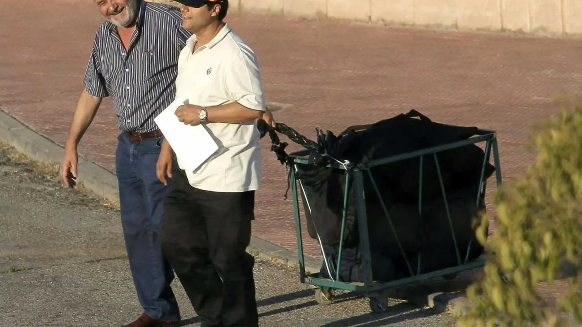 Imagen de 2012 del narcotraficante abandonando la prisión de Navalcarnero tras haber cumplido varias condenas por tráfico de drogas