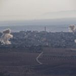 Imagen de arcgivo de bombardeos en Siria