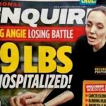 Portada del tabloide sensacionalista estadounidense «The National Enquirer».