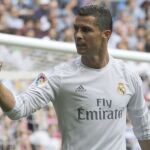 Cristiano Ronaldo celebra el gol que marcó el sábado al Eibar
