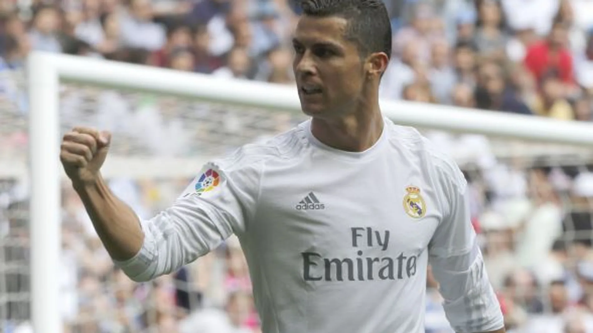 Cristiano Ronaldo celebra el gol que marcó el sábado al Eibar