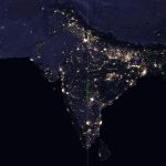 La India dividida entre 2012 (izq) y 2016 (dch)