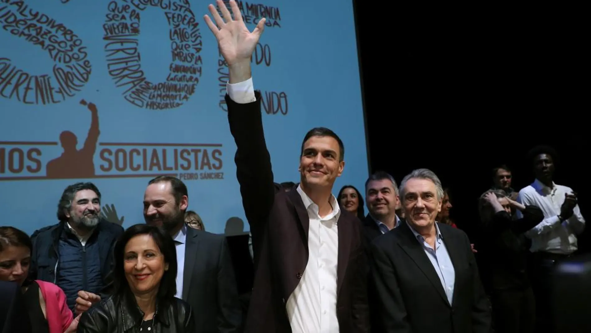 El candidato a la Secretaría General del PSOE, Pedro Sánchez, presenta en el Círculo de Bellas Artes de Madrid el documento de su candidatura.