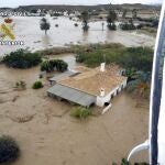 Efectos de una riada en Almería