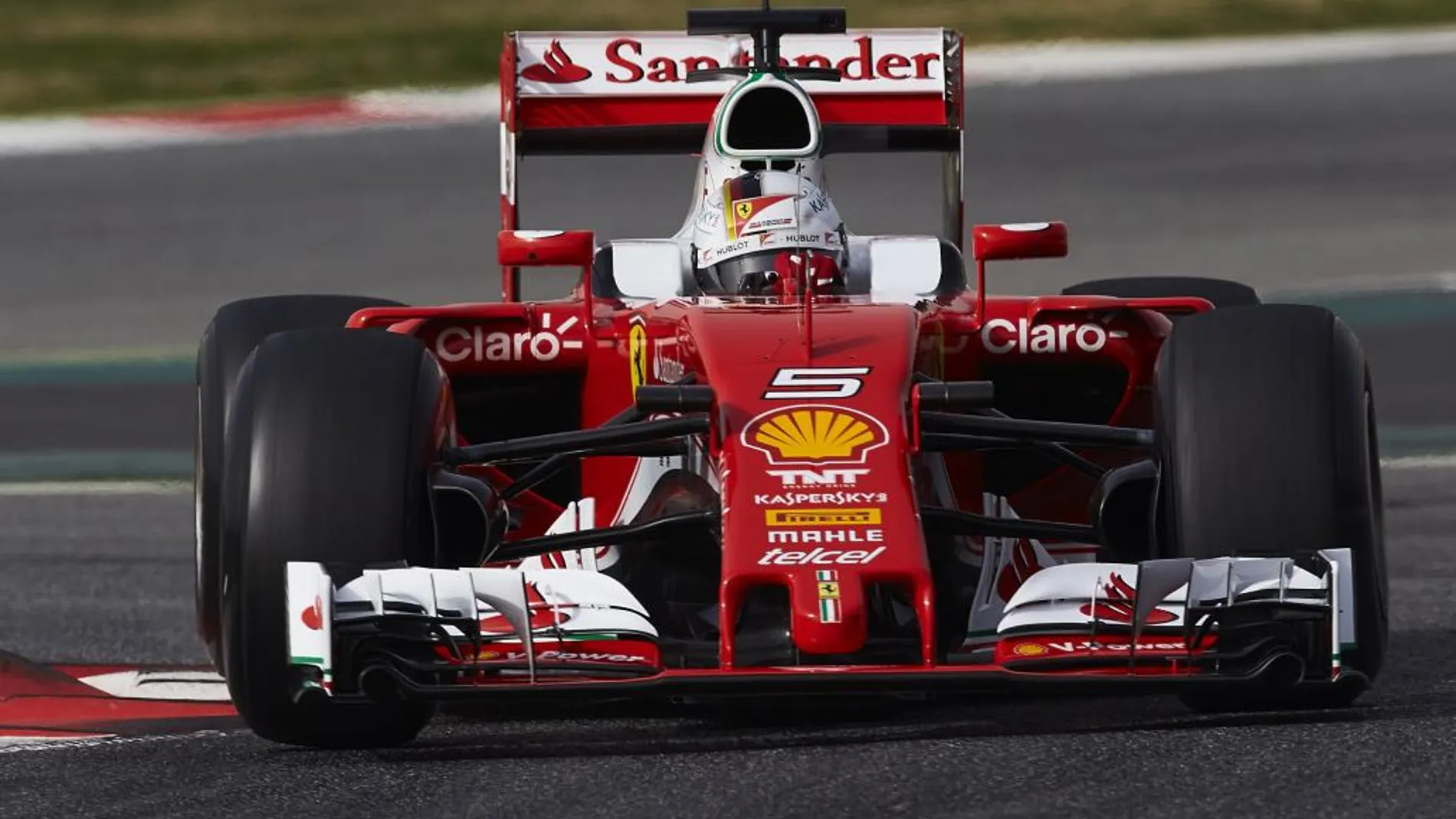 El alemán Sebastian Vettel (Ferrari)