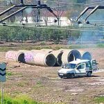 Junto a restos de más hogueras, el PP localizó el viernes restos quemados cerca del parque Riberas del Guadaíra
