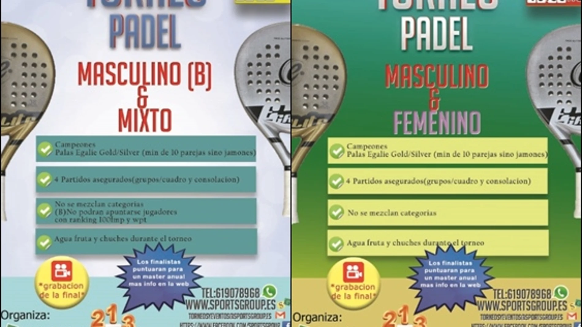 Torneo de pádel