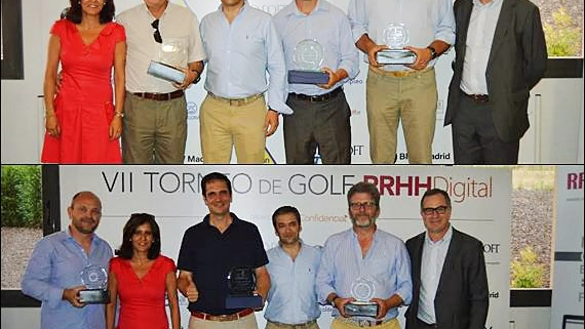 Ganadores en el torneo