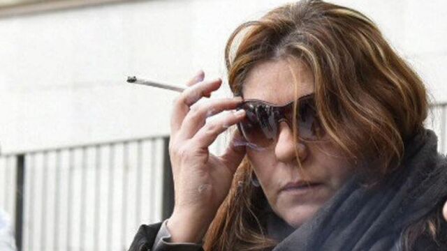 El nerviosismo de Marga Garau se hizo patente antes de declarar el pasado viernes ante el juez