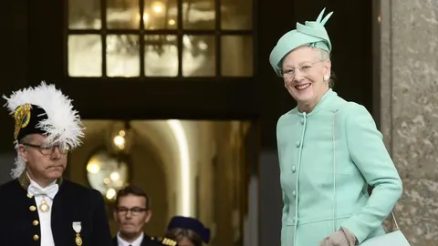 La Reina Margarita de Dinamarca también asistió al 70 cumpleaños del monarca sueco