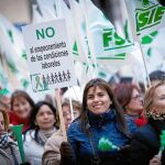 Manifestacion de profesores frente a la Generalitat contra los recortes