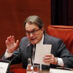 El presidente de la Generalitat, Artur Mas