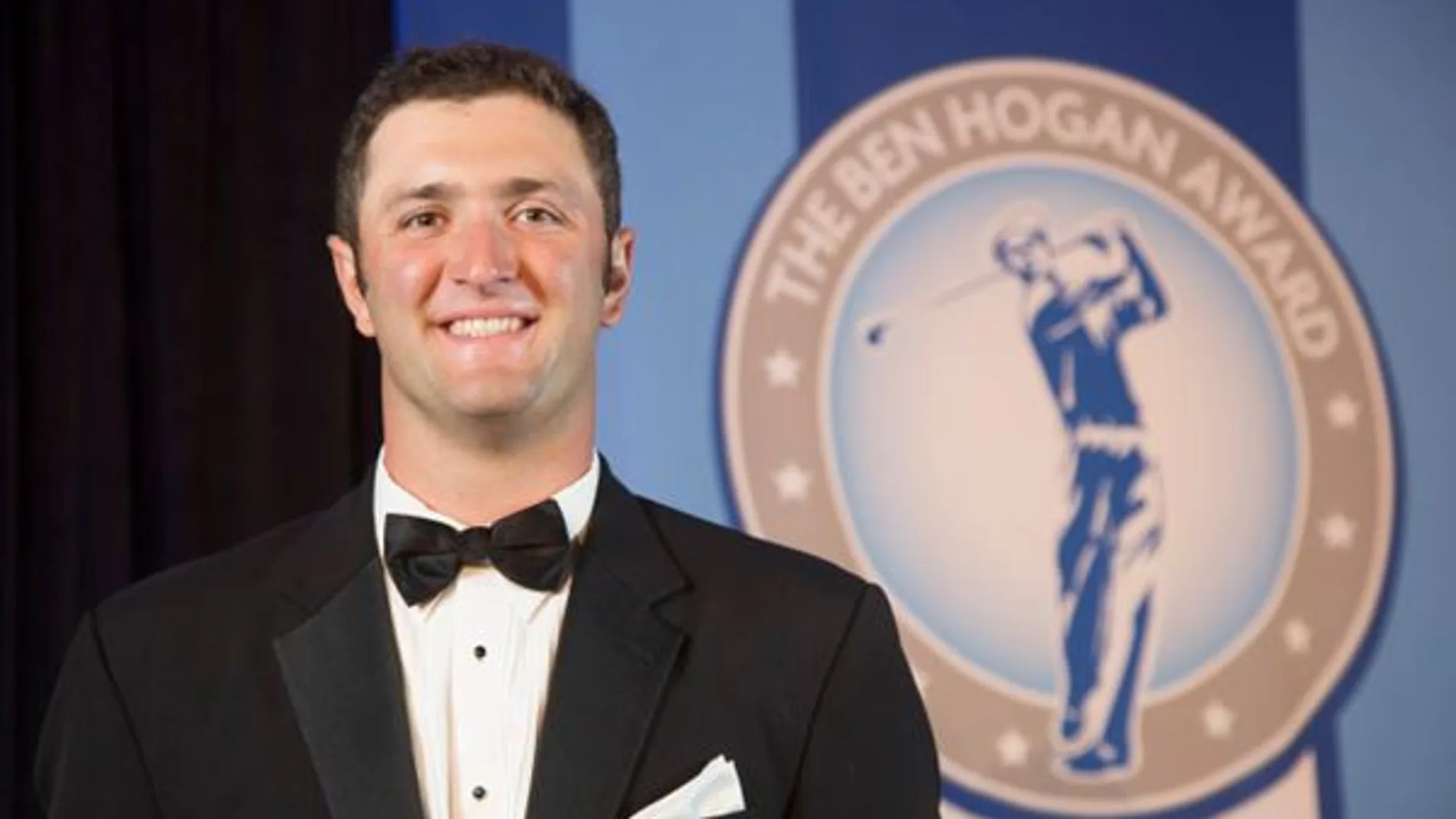 Jon Rham en la gala del premio Ben Hogan