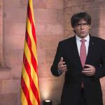 Carles Puigdemont, en la imagen institucional con motivo de la Diada