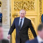 El presidente ruso, Vladimir Putin, en el Kremlin, en Moscú, hace unos días