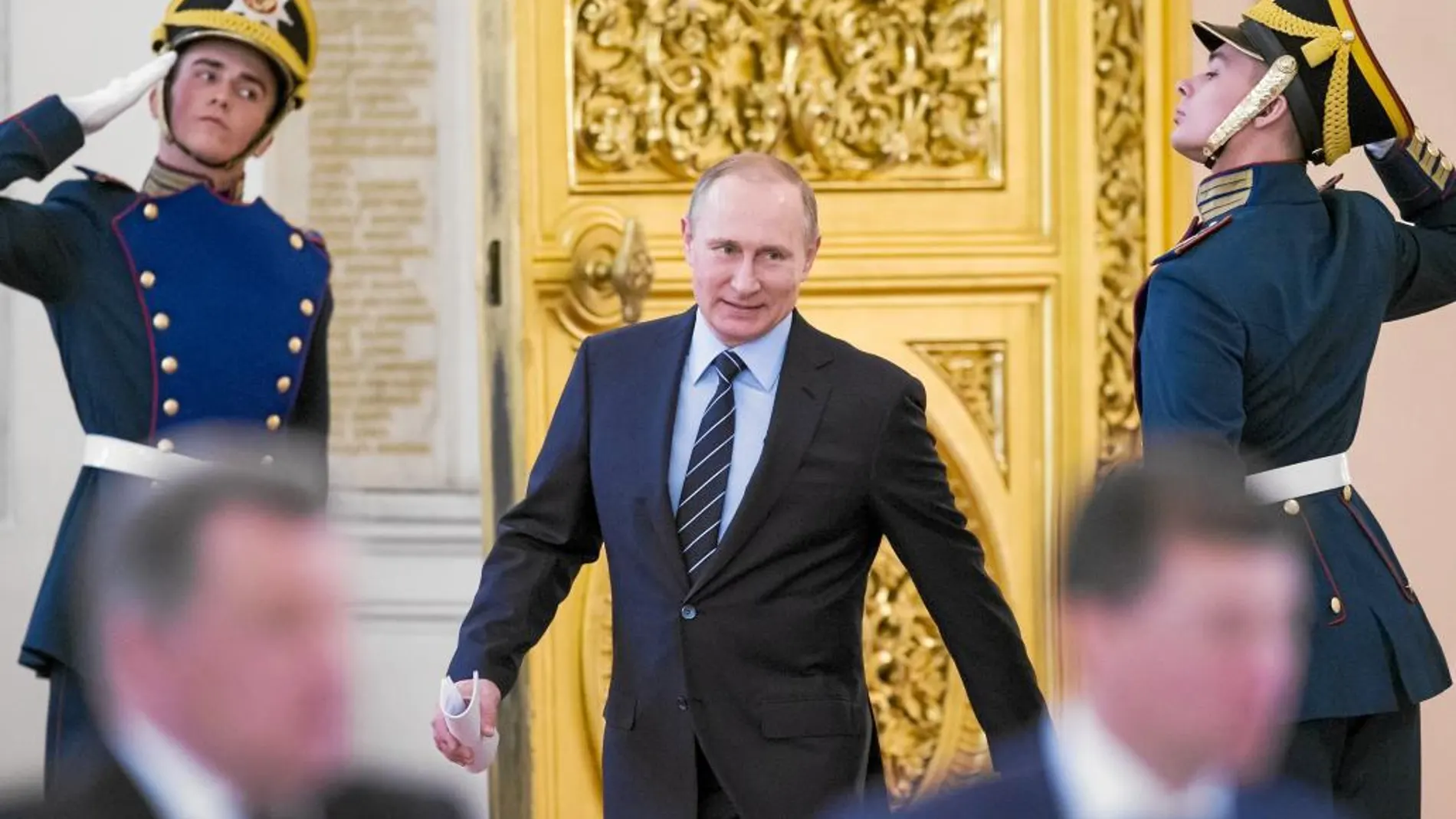 El presidente ruso, Vladimir Putin, en el Kremlin, en Moscú, hace unos días