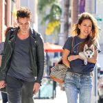 Jonathan Rhys Meyers y su mujer Mara Lane