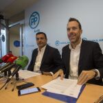 Carlos García y Héctor Palencia explican en Ávila las mociones que presentará el Partido Popular