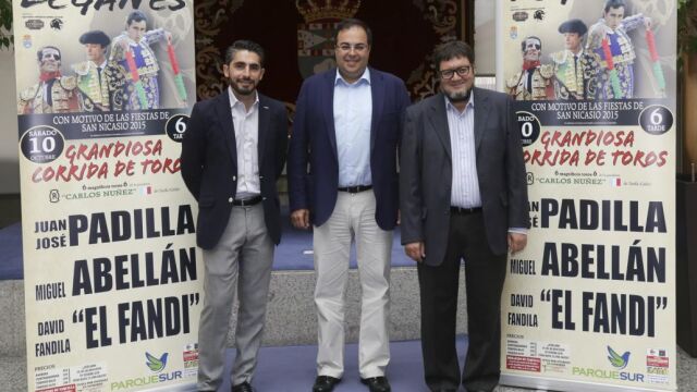 Imagen de la presentación del cartel taurino para las fiestas de San Nicasio