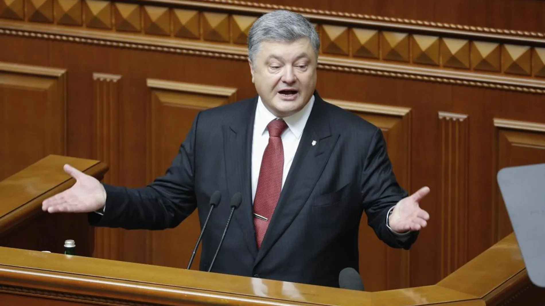 El presidente ucraniano, Petro Poroschenko.