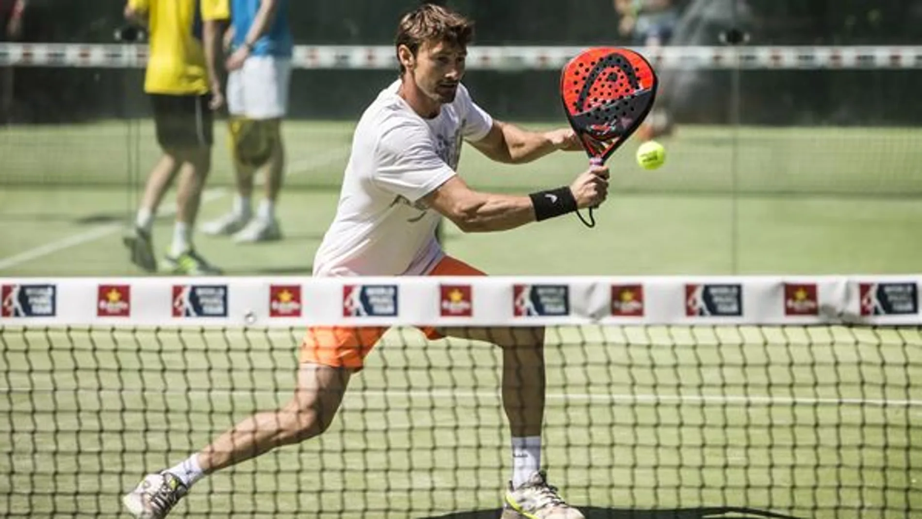 Juan Carlos Ferrero en las pre previas de Las Rozas