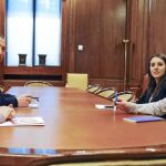 La líder de Compromís en la Comunitat, Oltra, se reunió ayer con Pablo Iglesias junto a Joan Baldoví
